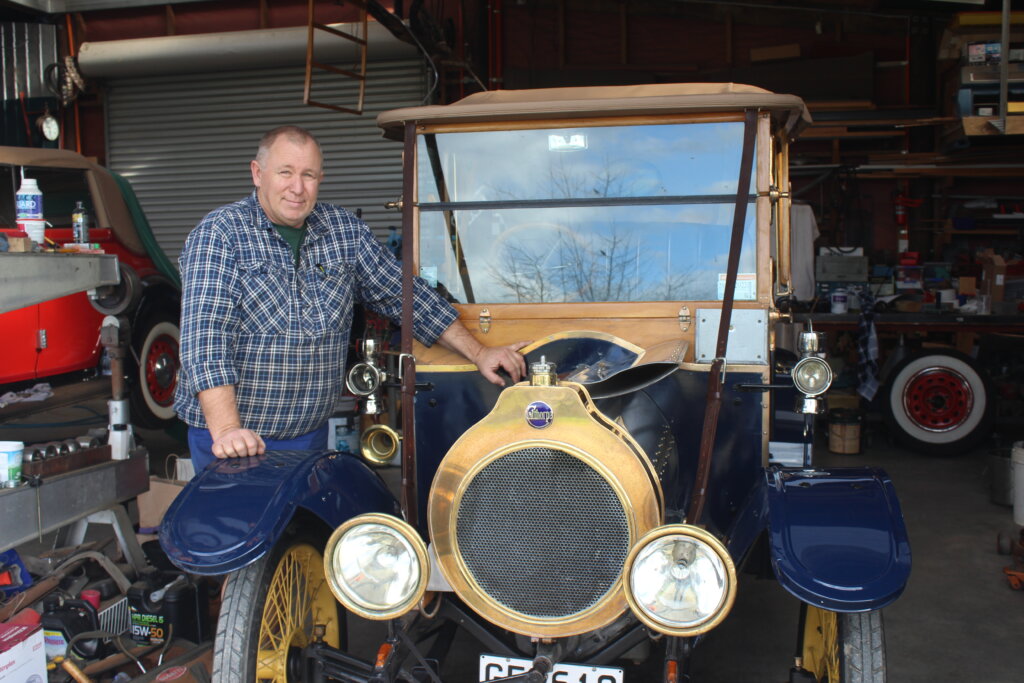 David Nordell is currently restoring a 1911 Cal Thorpe Roadster that will soon go up for auction.